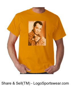 Kerouac with Kitty, Orange Design Zoom